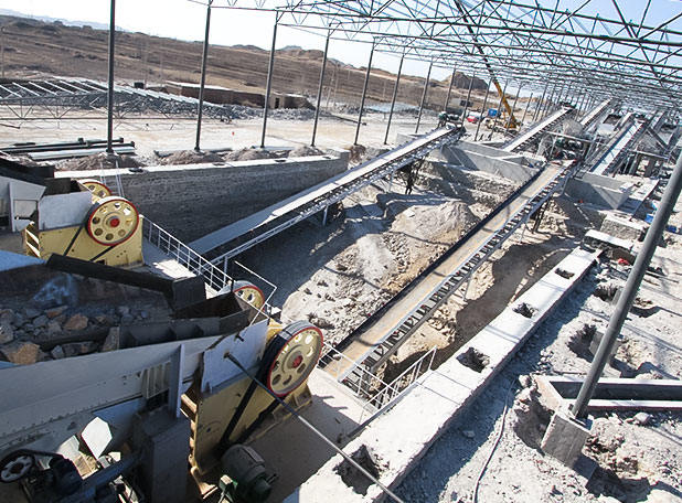 破碎生產(chǎn)線客戶現(xiàn)場(chǎng)